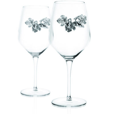 Комплект бокалов для красного вина 6 шт  UVA BLACK в подарочной упаковке 