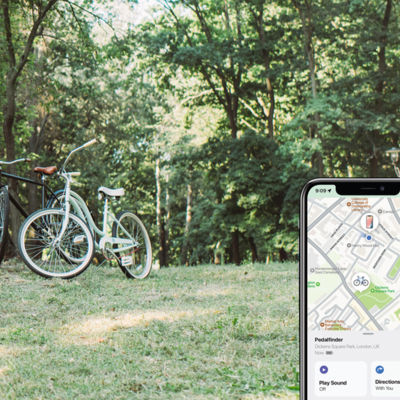 Велосипедный звонок Pedalfinder с технологией Find My