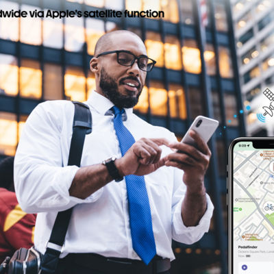 Велосипедный звонок Pedalfinder с технологией Find My