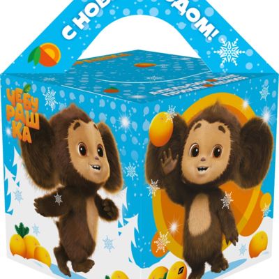 №3 КУБИК БОЛЬШОЙ ЧЕБУРАШКА 700 грамм новогодний подарок классический