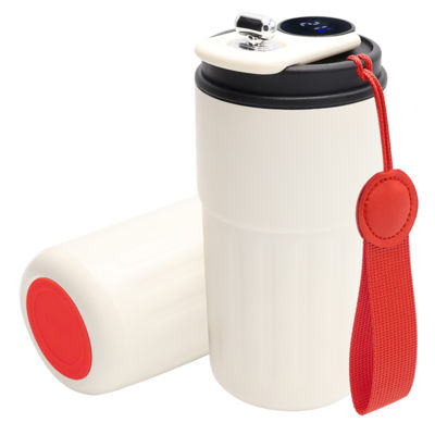 Термокружка Ashly To Go, белая/красная