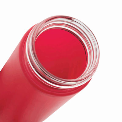 Стеклянная питьевая бутылка ELEGANT DRINK, розовая