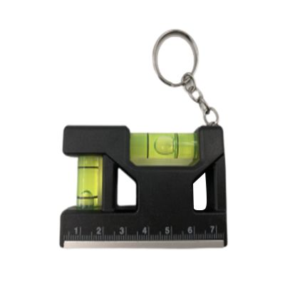 Брелок уровень Tools Pocket level, пластиковый, черный