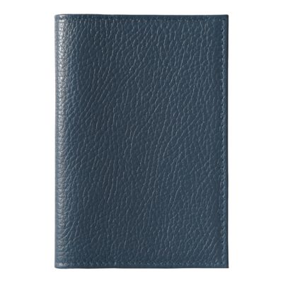 Обложка для паспорта Leather Sky Flotter Trend из натуральной кожи, темно-синяя