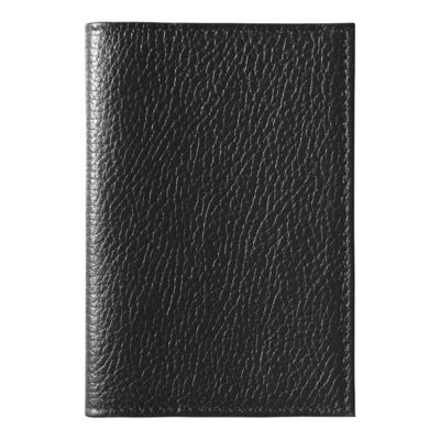 Обложка для автодокументов Leather Sky Flotter Sun из натуральной кожи, черная