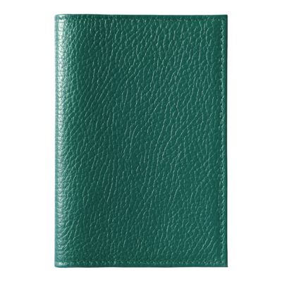 Обложка для автодокументов Leather Sky Flotter Sun из натуральной кожи, зеленая