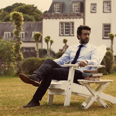 Рубашка мужская в полоску Reno, голубая