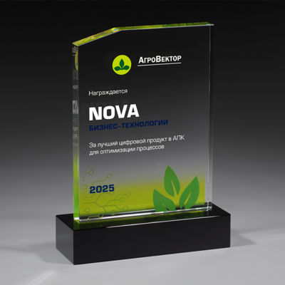 Награда из стекла