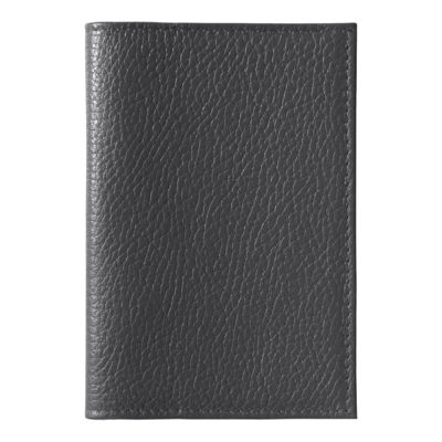 Обложка для паспорта Leather Sky Flotter Trend из натуральной кожи, темно-серая 402C