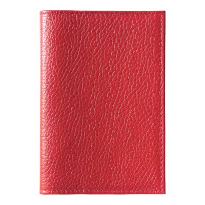 Обложка для паспорта Leather Sky Flotter Trend из натуральной кожи, красная 4060C