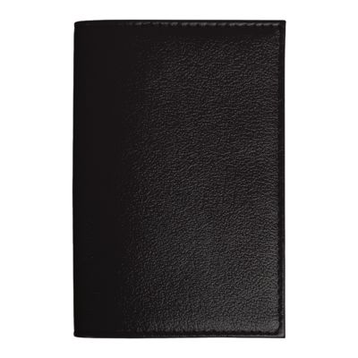 Обложка для автодокументов Leather Sky Matt Sun из натуральной кожи, черная
