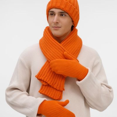 Варежки HappyGo, оранжевые