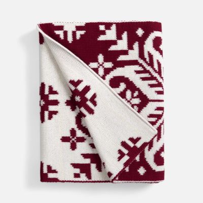 Шарф Wintertude L, красный с белым