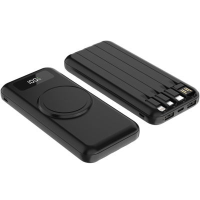 Внешний аккумулятор Authority с беспроводной зарядкой (5W), 10000 mAh, чёрный