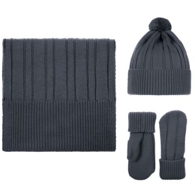 Набор Knit Beat, серый (графит)