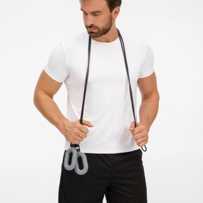 Мультифункциональная скакалка с эспандером Multi McFly, серая