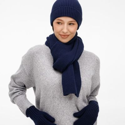 Шарф Catch Match, темно-синий