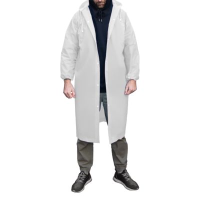 Дождевик RainForest, унисекс, материал EVA, размер XL-XXL, белый