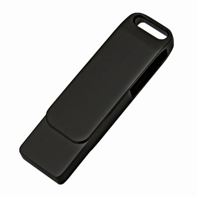 Флеш накопитель Bergamo, USB 2.0 32GB, металл, черный
