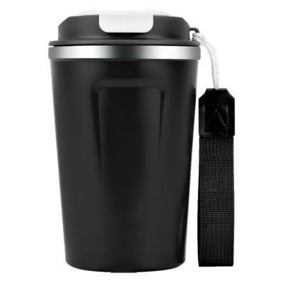 Термокружка Zencup вакуумная, стальная, 380 мл, черная