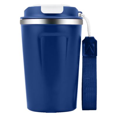Термокружка Zencup вакуумная, стальная, 380 мл, темно-синяя