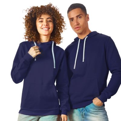 Толстовка унисекс Stream с капюшоном, синий нэйви