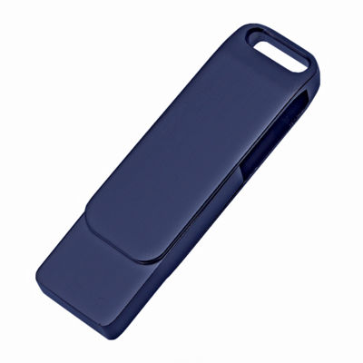 Флеш накопитель Bergamo, USB 2.0 32GB, металл, темно-синий
