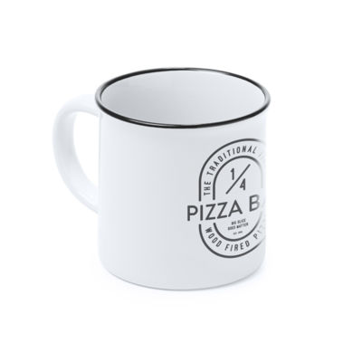 Кружка KUMBO WHITE/RED