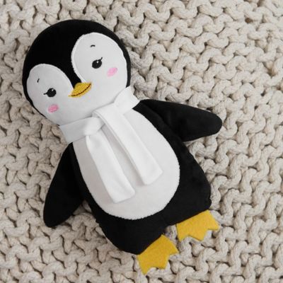 Мягкая игрушка Beastie Toys, пингвиненок с белым шарфом