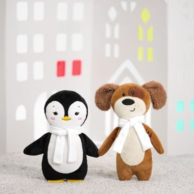 Мягкая игрушка Beastie Toys, пингвиненок с белым шарфом