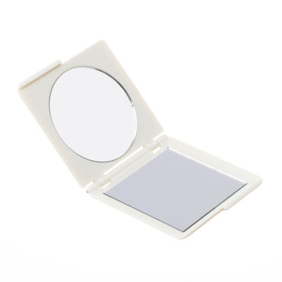 Зеркало Dewal Beauty серия "Прованс" карманное квадратное, цвет бежевый