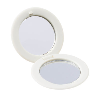 Зеркало Dewal Beauty серия "Прованс" карманное круглое, цвет бежевый