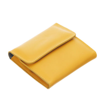 Маникюрный набор Erbe, 5пр. Футляр: натур.кожа, цвет желтый