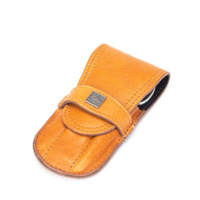 Маникюрный набор Erbe, 4пр. Футляр: натур.кожа, цвет коричневый