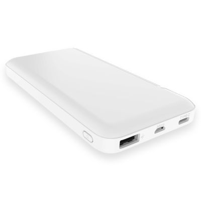 Внешний аккумулятор Optima, 10000 Mah, белый