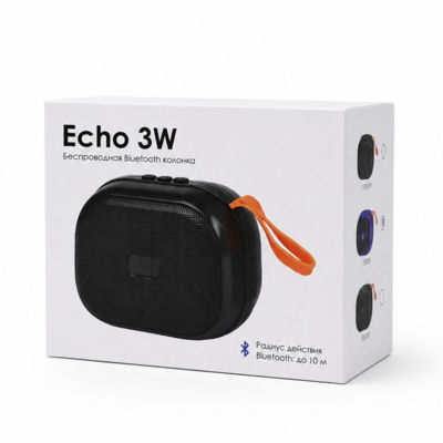 Беспроводная Bluetooth колонка Echo 3W, черный