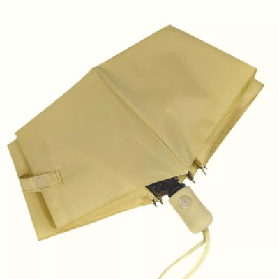 Зонт складной Spring, ПОЛНЫЙ АВТОМАТ, бежевый (Качественные зонты, СУПЕР цена!)