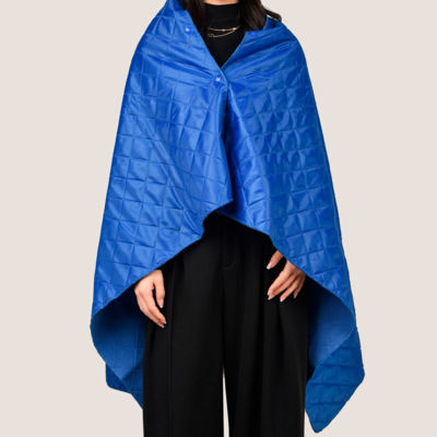 Плед PONCHO, синий