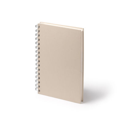 Блокнот на пружине RANIC, бежевый