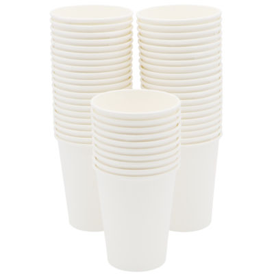 Набор 50 шт бумажный стакан 9 унций (230 мл), белый