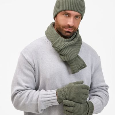 Шарф Catch Match, зеленый (полынь)