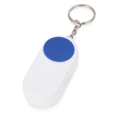 Брелок-футляр для  таблеток Pill, белый/синий