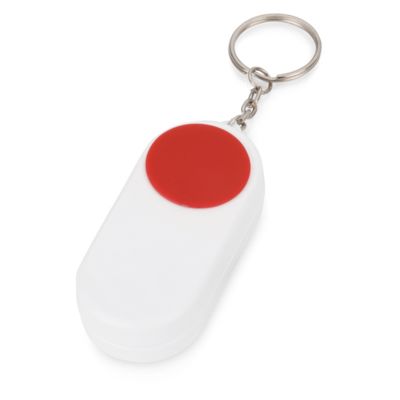 Брелок-футляр для таблеток Pill, белый/красный