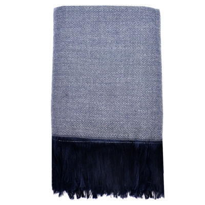 Плед полушерстяной COMFORT, серый 