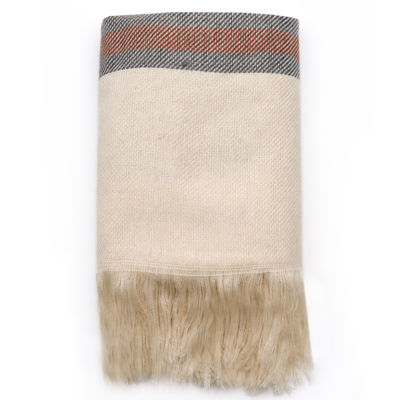 Плед полушерстяной EDITA, бежевый