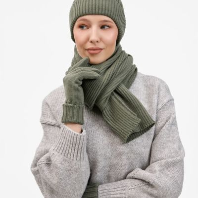 Перчатки Catch Match, зеленые (полынь)