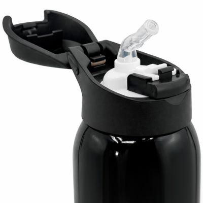 Термобутылка Trekker, чёрная