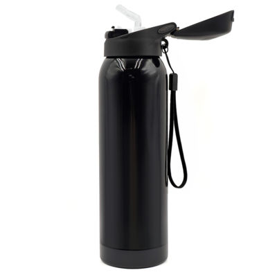 Термобутылка Trekker, чёрная