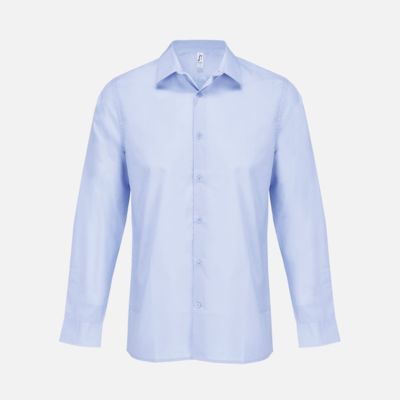 Рубашка мужская Bailey, голубая, размер 5XL