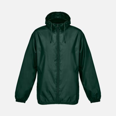 Ветровка унисекс Shield, темно-зеленая